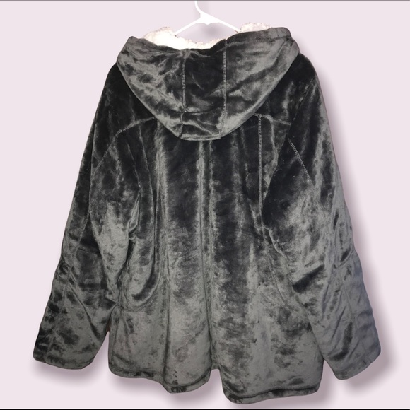 🆕 Weatherproof Sherpa Lined Fleece Hoodie Jacket - Picture 4 of 9